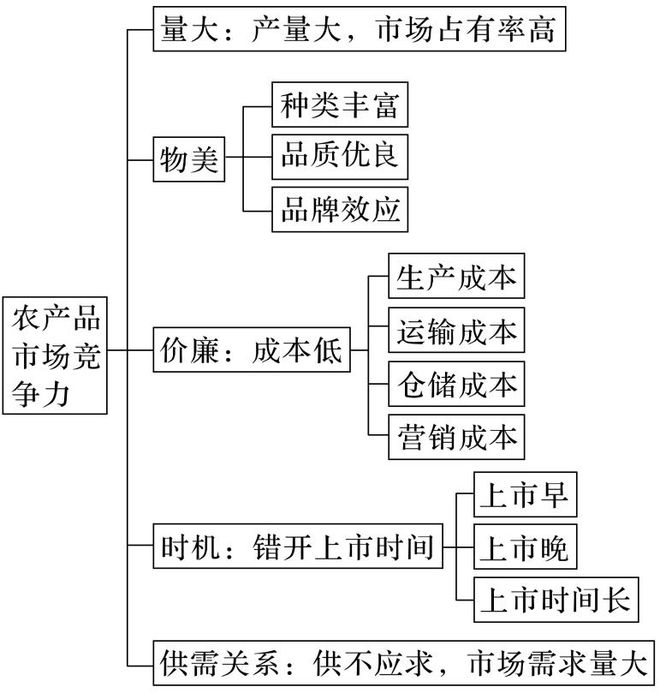 二轮微专题22 市场竞争力J9国际集团2025高考地理(图7)